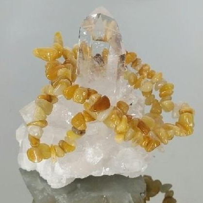 Pulsera Chip Jaspe Amarillo [1]