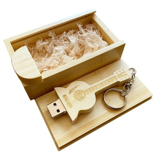Memoria USB Guitarra de Bambú 64Gb [0]