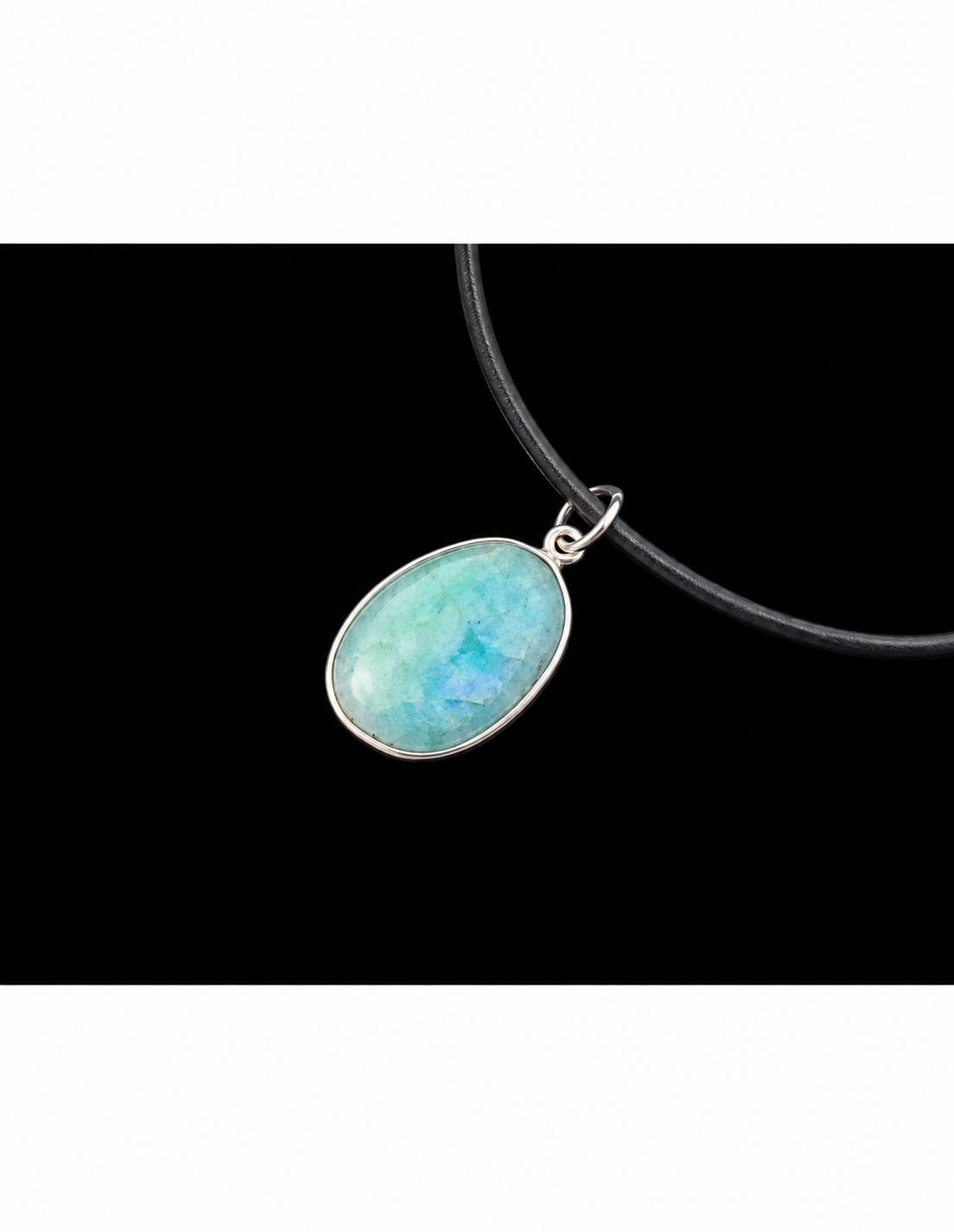 Colgante de Amazonita y Plata