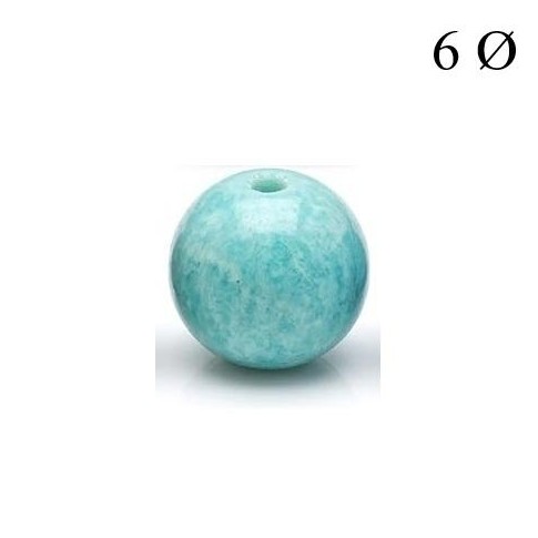 Bola de Amazonita 6mm para Hilo [0]