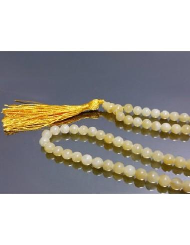 Colgante Mala Calcita Amarilla