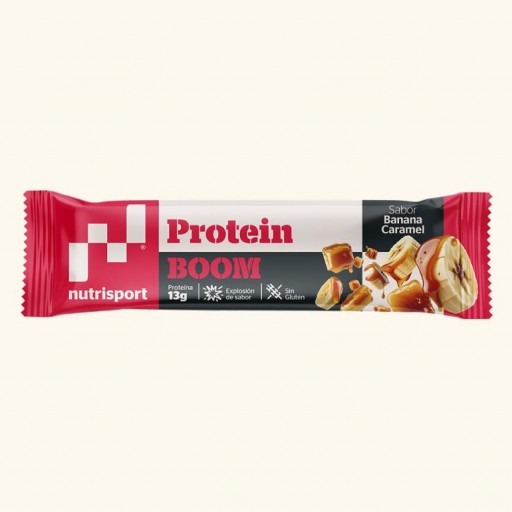 Barrita Protein Boom Banana y Caramelo