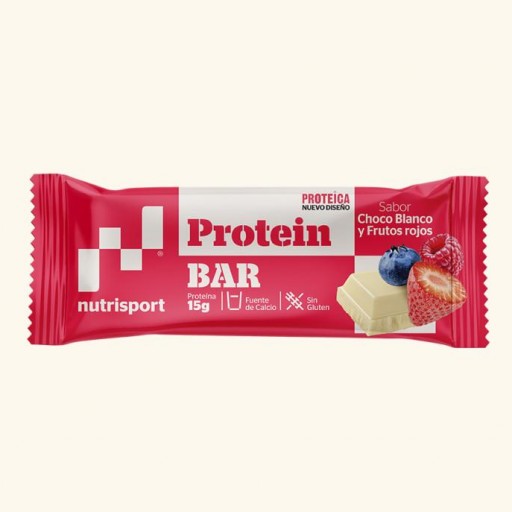 Barrita Proteica Choco Blanco y Frutos Rojos