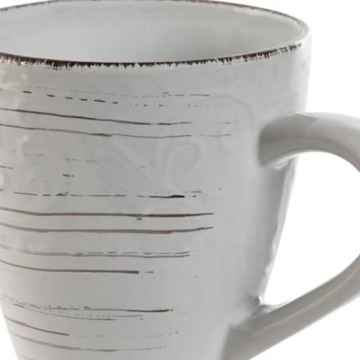Taza Clásica Relieve Blanca [1]