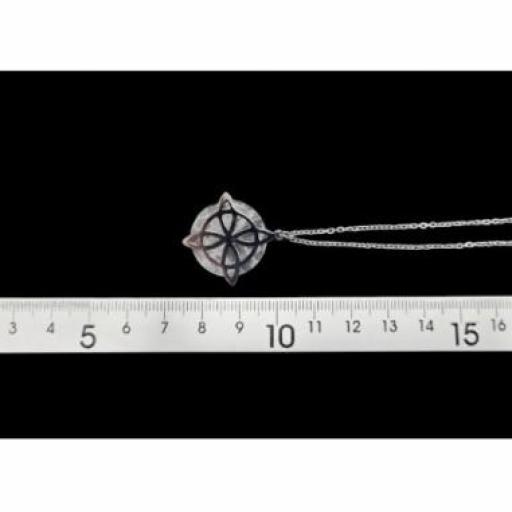 Colgante Nudo de Bruja con Cuarzo Blanco [1]