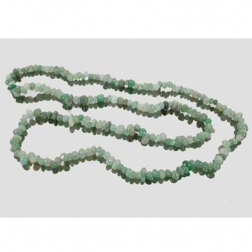 Collar Chip Rodado Cuarzo Verde