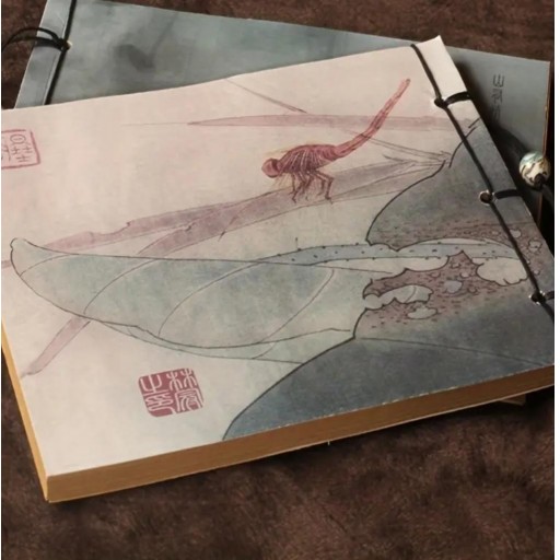 Cuaderno Oriental Mariposa y Libélula [1]