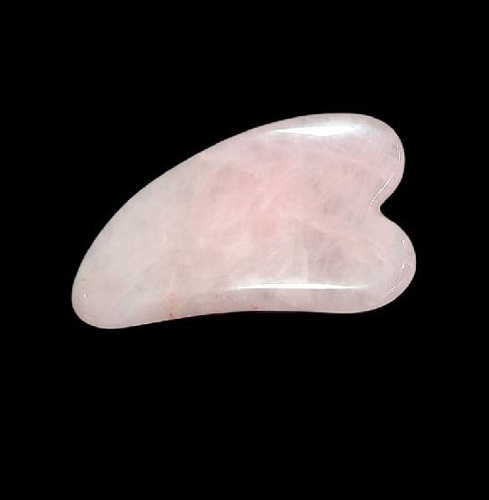 Gua Sha Cuarzo Rosa