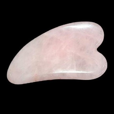 Gua Sha Cuarzo Rosa