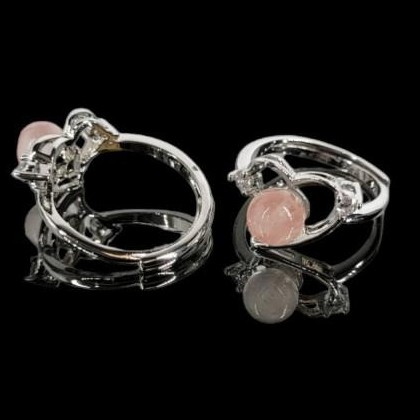 Anillo Cuarzo Rosa