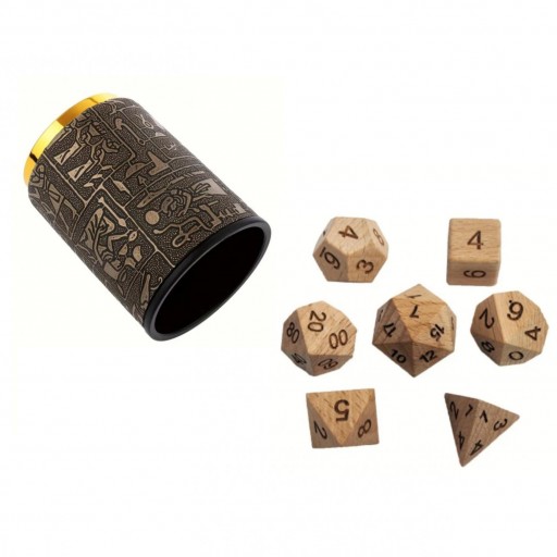 Set Dados Egipcios de Sándalo