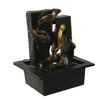 ​Fuente Mano y Hojas