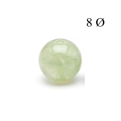 Bola de Jade Verde 8mm para Hilo