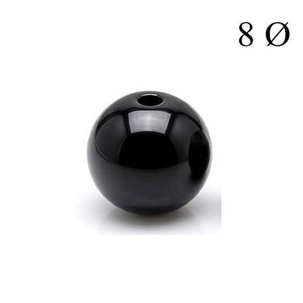 Bola de Obsidiana 8mm para Hilo