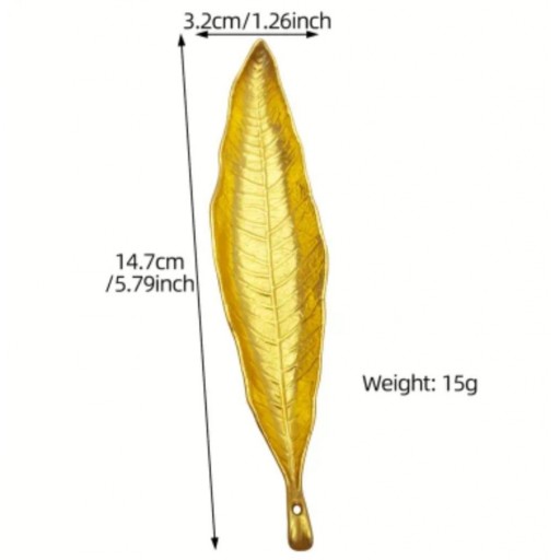 ​Portaincienso Hoja Dorada [2]