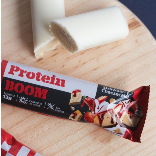 Barrita Protein Boom Tarta de Queso y Fresa [2]
