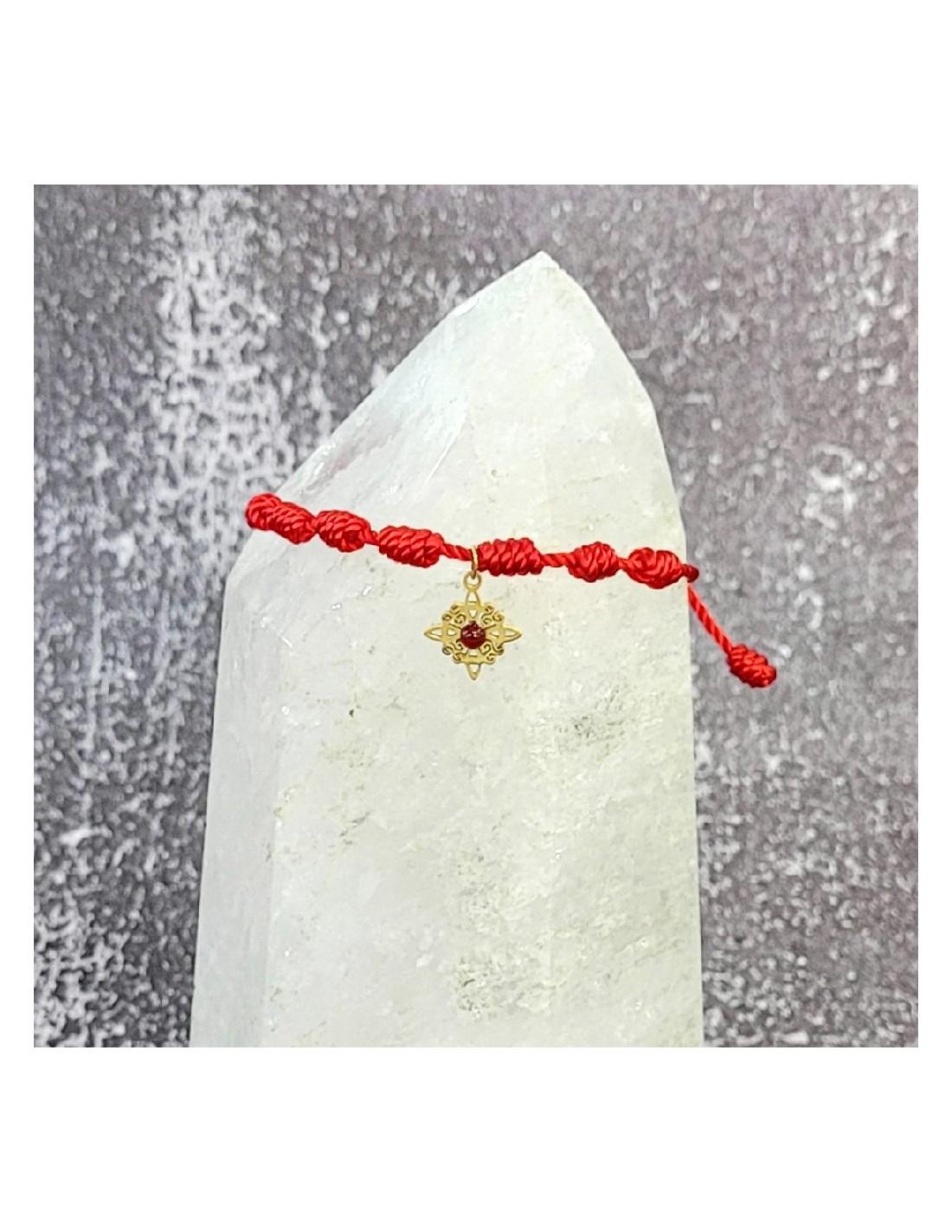 Pulsera 7 Nudos Carneola