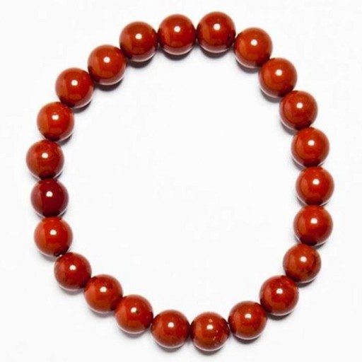 Pulsera Jaspe Rojo Bolas
