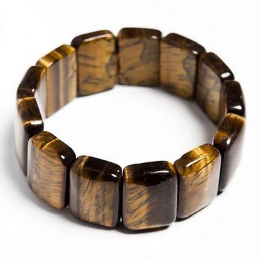 ​Pulsera Cuadrada Ojo de Tigre