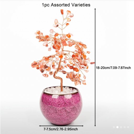 Árbol de Mineral con Maceta [3]