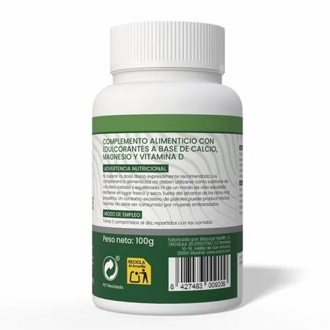Calcio + Vitamina D3 100 comprimidos [1]