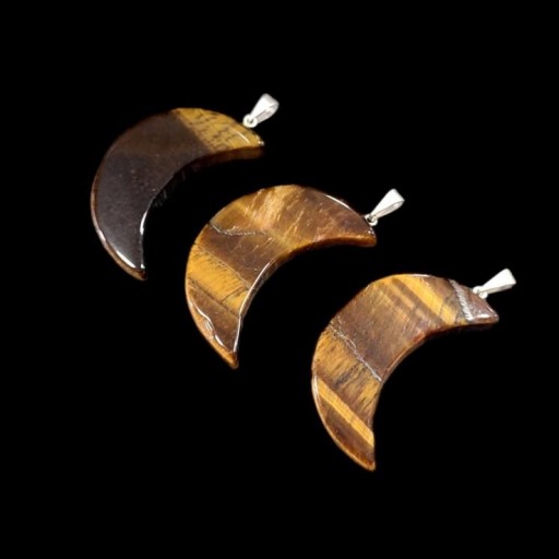 Colgante Ojo de Tigre Luna [1]