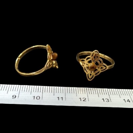 Anillo Ojo de Tigre Nudo de Bruja [2]