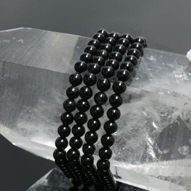 Pulsera Turmalina Negra Bolas [1]
