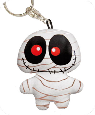 RECYCLED PAPER MUMMY key chain