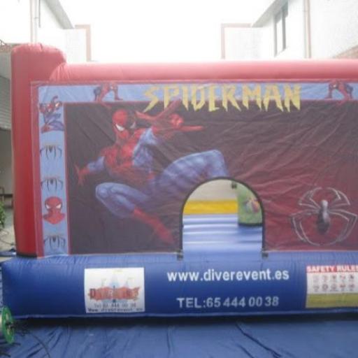 Spiderman 4x3 metros castillo hinchable [3]