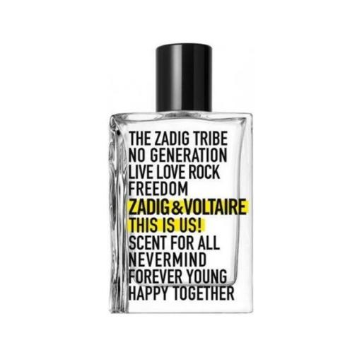 ZADIG & VOLTAIRE THIS IS US EDT 100ML TESTER