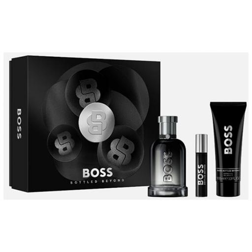HUGO BOSS BOTTLED BEYOND PACK EDP 100ML+ EDP 10ML VIAJE+ SHOWER GEL 100ML