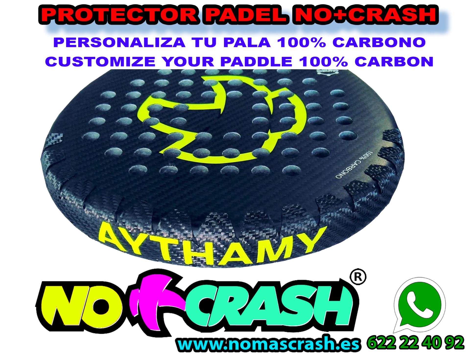 PADEL PROTECTOR PERSONALIZADO - carbono 3k, kevlar y fibras colores
