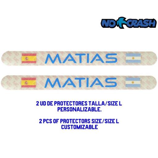 PROTECTOR 100% TRANSPARENTE FLEXIBLE  PACK 2UD PERSONALIZADO [0]