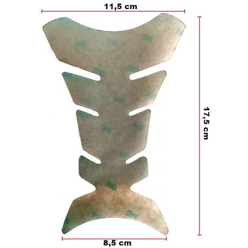 Moto Protector transparente silicona  -  Protector de depósito para motocicleta - modelo universal válido para todo tipo de motos [3]