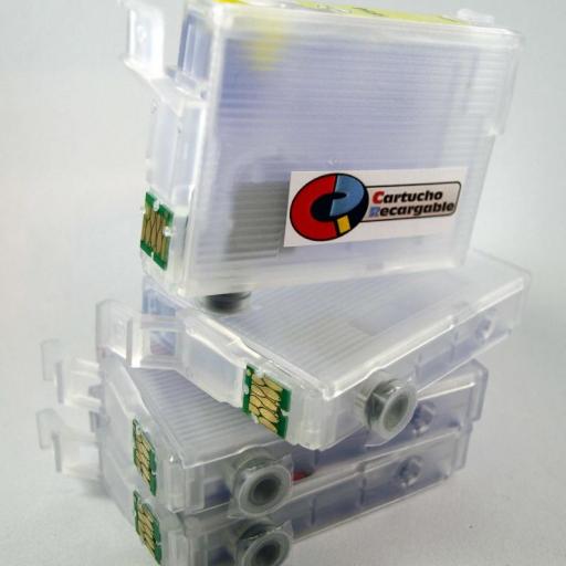 18XL / JUEGO DE CARTUCHOS RECARGABLES  con Chip ARC compatible con Serie 18 y 18XL.