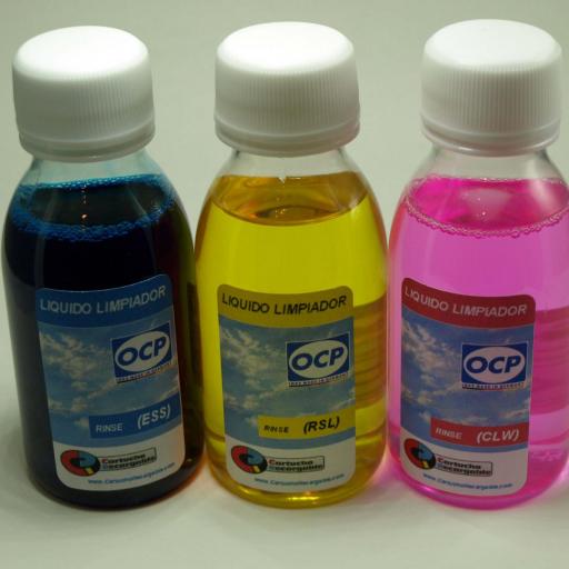 Liquido limpiador de tinta Rinse-ROSA (CLW) Marca OCP  [3]