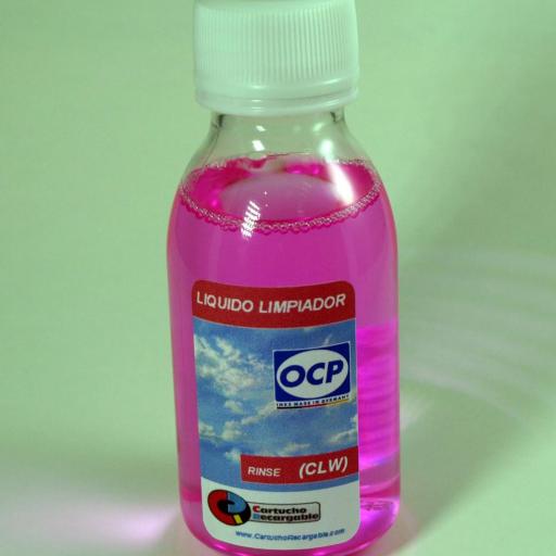 Liquido limpiador de tinta Rinse-ROSA (CLW) Marca OCP  [0]