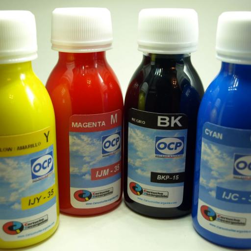 T129 / Kits de Recarga de tinta OCP + Cartuchos RECARGABLES con CHIP ARC compatible con serie T129 Manzana.  (No original epson) [2]
