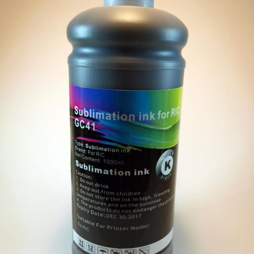 Tinta SUBLIMACION 1Lt. Bk para RICOH GC21-31-41-SG3100 