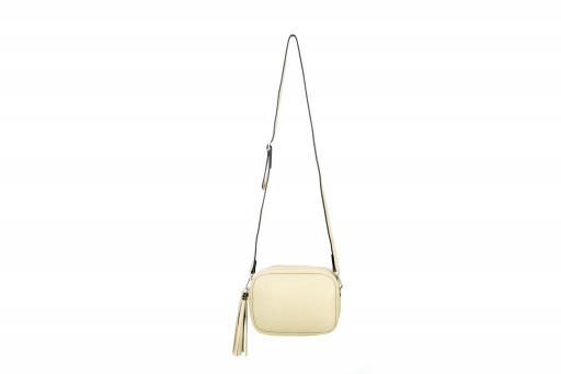 BOLSO PIEL BORLA BEIGE
