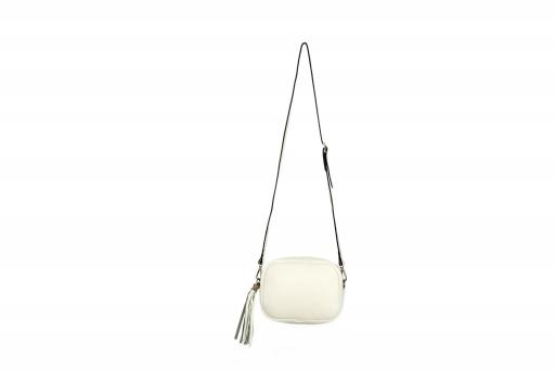 BOLSO PIEL BORLA BLANCO [0]