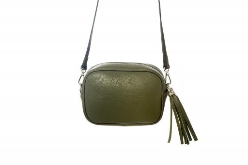 BOLSO PIEL BORLA CAQUI