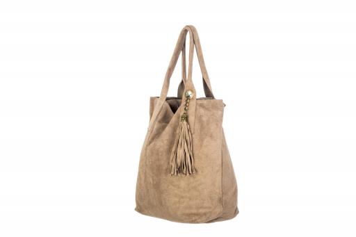 BOLSO SHOPPER ANTE TAUPE CLARO [1]