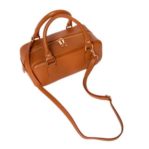 BOLSO PIEL GRABADA ETERNA CAMEL [2]