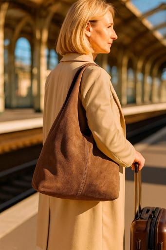 BOLSO SACO ANTE TAUPE [3]