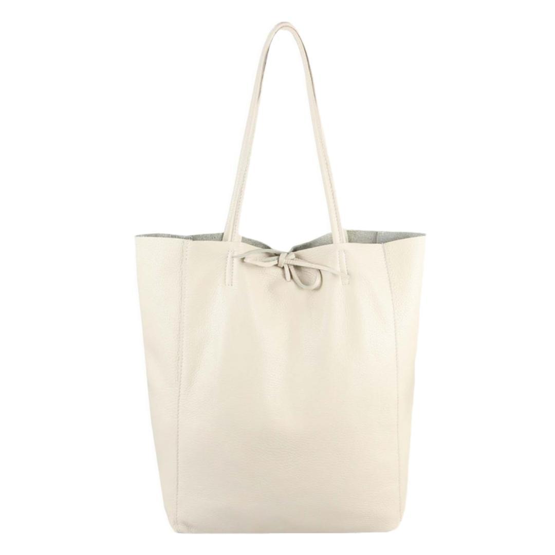 BOLSO SHOPPER PIEL BEIGE