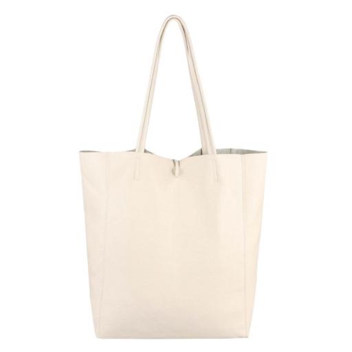 BOLSO SHOPPER PIEL BEIGE  [1]