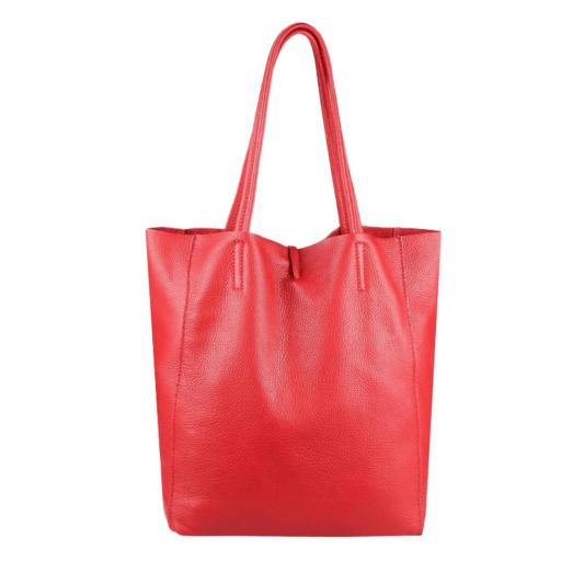 BOLSO SHOPPER PIEL ROJO [1]