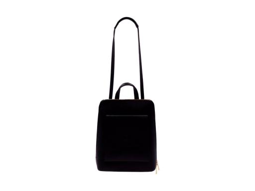 BOLSO MOCHILA PIEL PEQUEÑO NEGRO